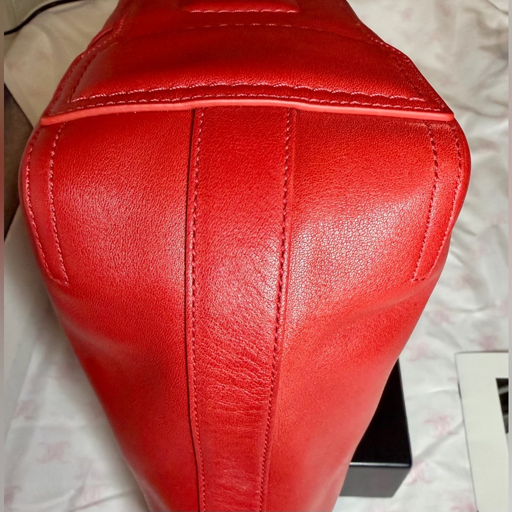 Coach 2001 Vintage Amanda Red Hobo Bag NºCIS-6950 NWOT - Picture 7 of 13